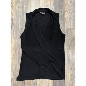 Vince Camuto Women's Sleeveless Black Top Size Medium